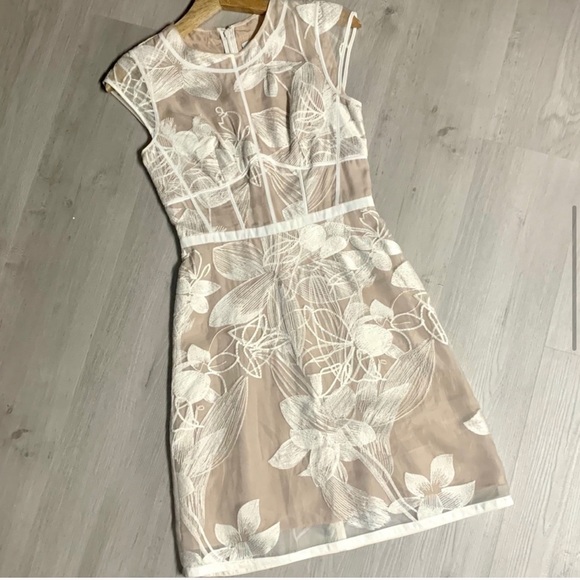 Reiss Ines Embroidered Dress. - Picture 6 of 10